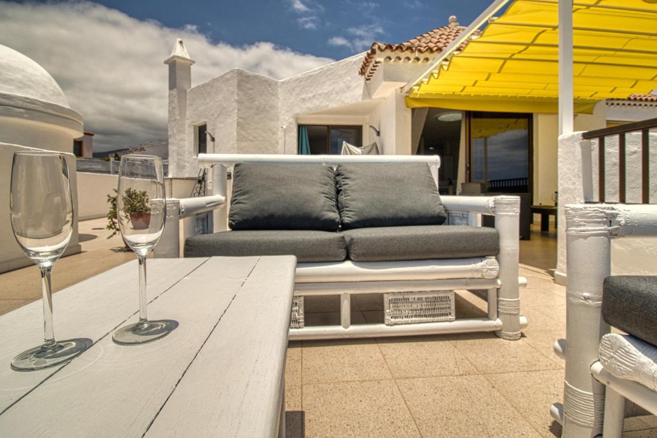 Penthouse Sea View Jacuzzy Terrace & Pool Apartamento Playa Feñabe Exterior foto