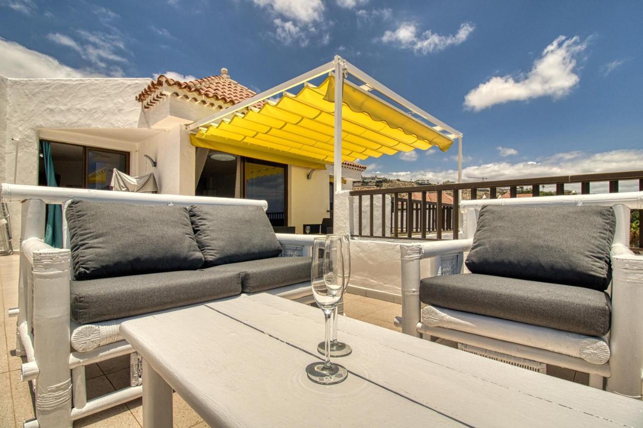 Penthouse Sea View Jacuzzy Terrace & Pool Apartamento Playa Feñabe Exterior foto