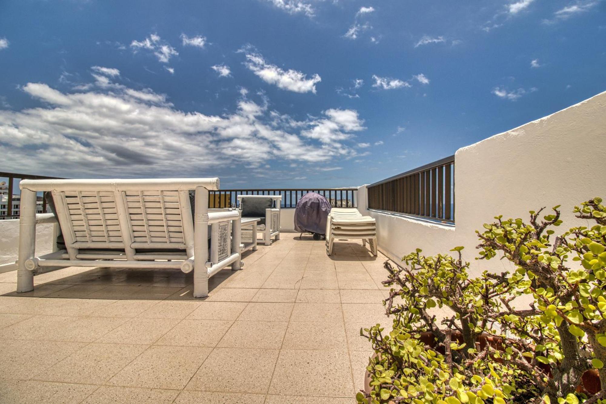 Penthouse Sea View Jacuzzy Terrace & Pool Apartamento Playa Feñabe Exterior foto