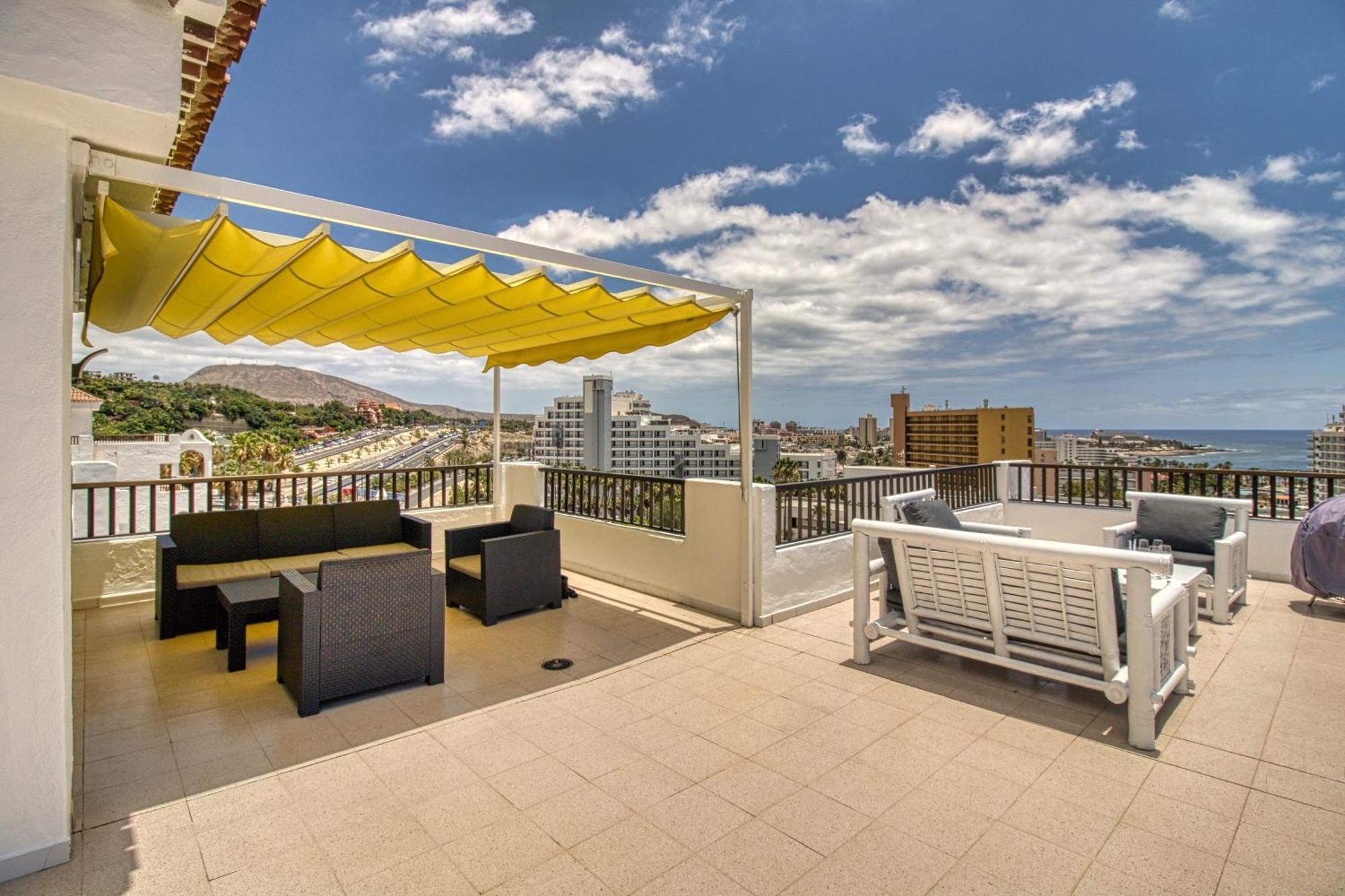 Penthouse Sea View Jacuzzy Terrace & Pool Apartamento Playa Feñabe Exterior foto