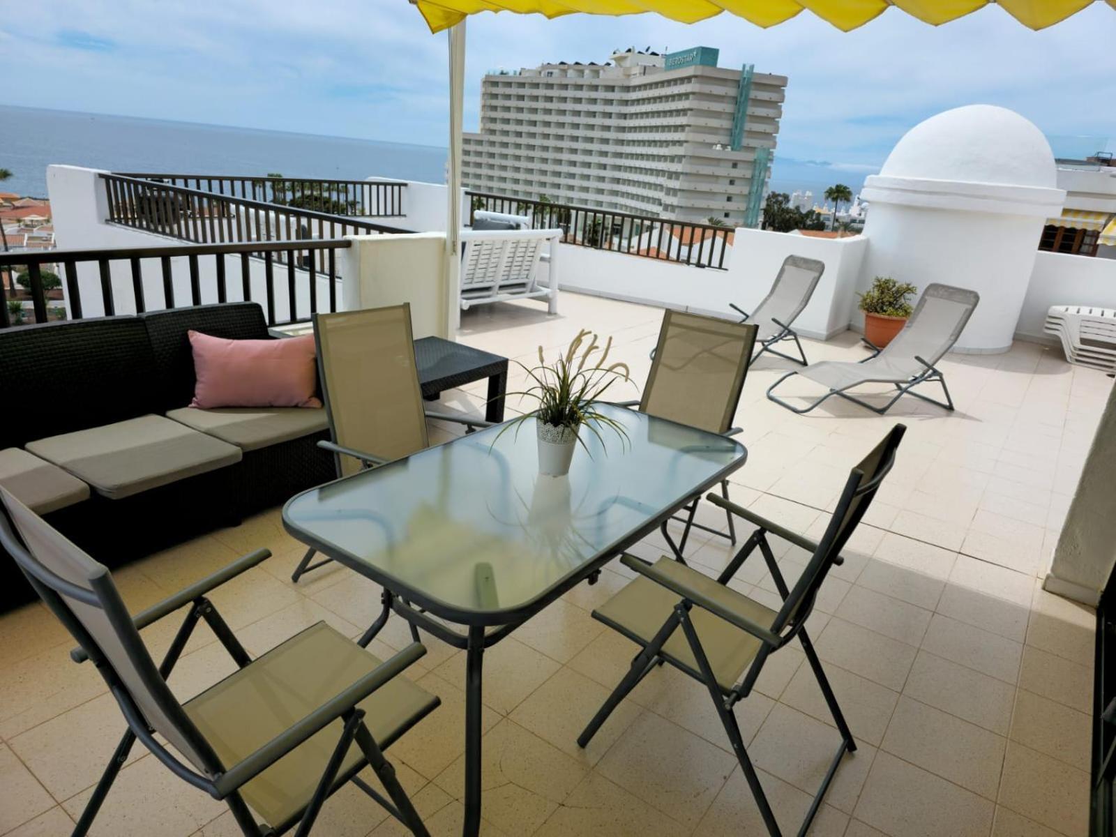 Penthouse Sea View Jacuzzy Terrace & Pool Apartamento Playa Feñabe Exterior foto