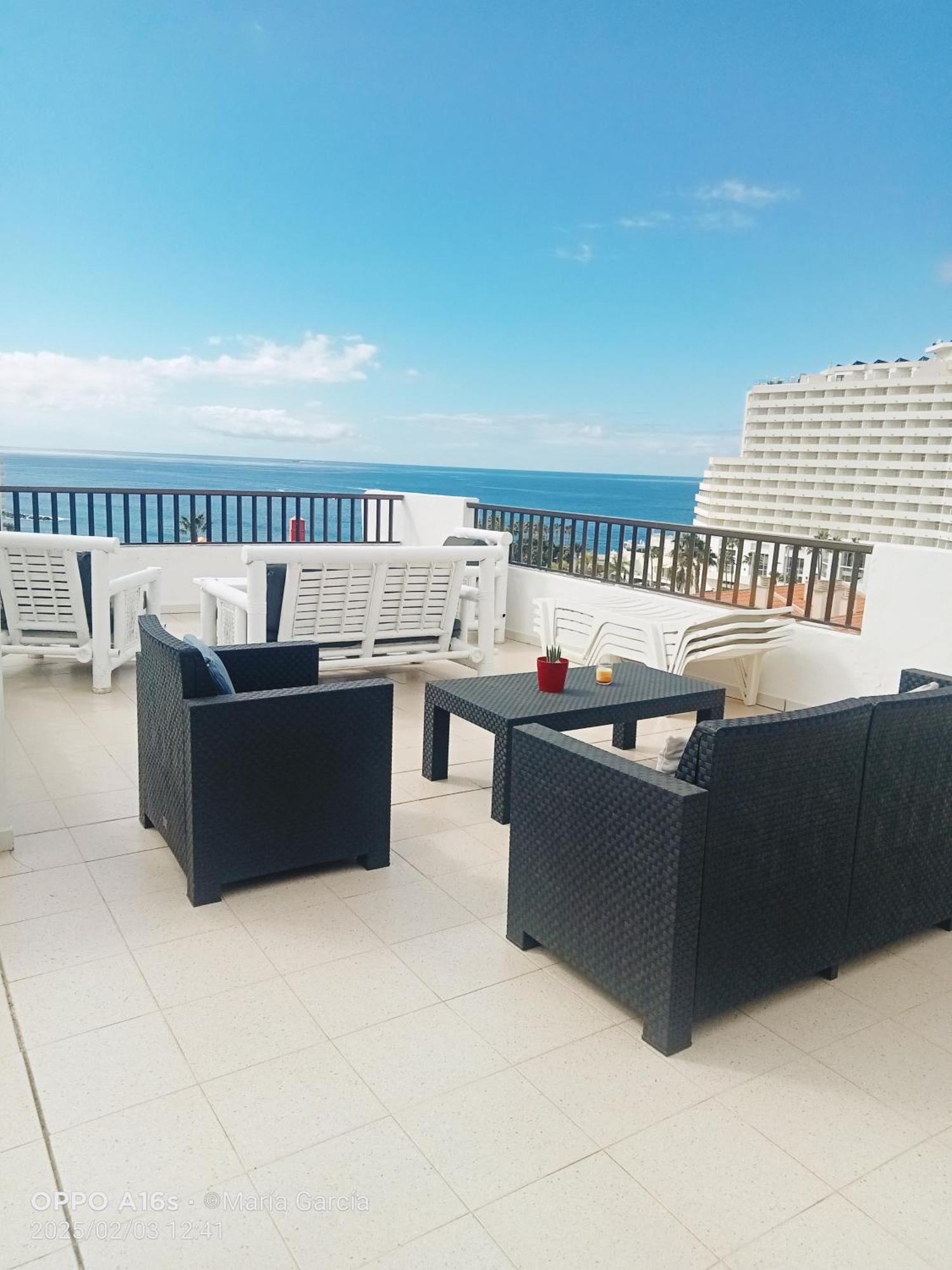 Penthouse Sea View Jacuzzy Terrace & Pool Apartamento Playa Feñabe Exterior foto
